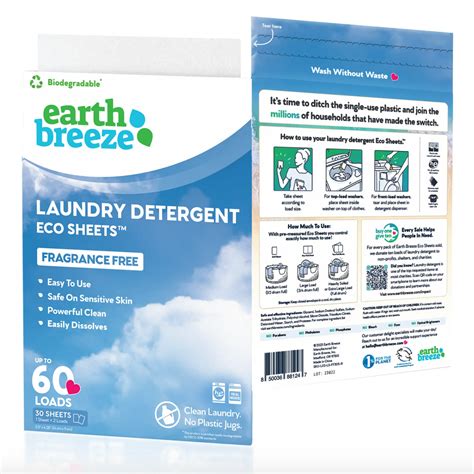 are earth breeze laundry sheets made in china